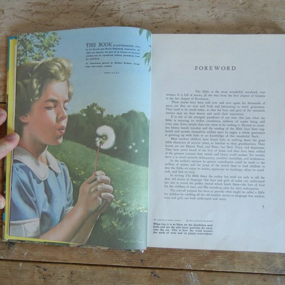 The Bible Story Vol 1 Arthur Maxwell Display Copy Hard Cover 1953 USA - Picture 10 of 14